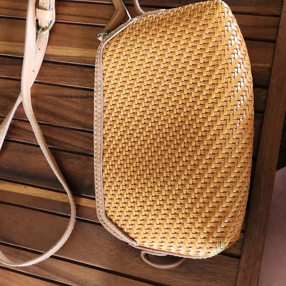 Crossbody bag rattan lookalike - Picture 1 of 4